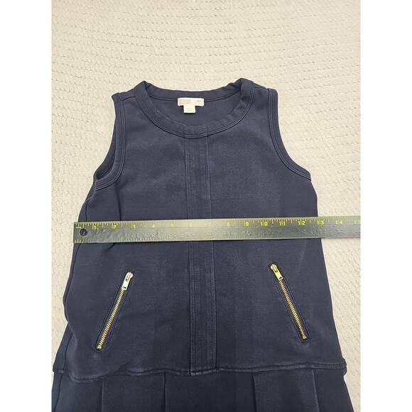 Crewcuts Jumper Dress Girls 6 Navy Blue Stretch - Picture 3 of 7